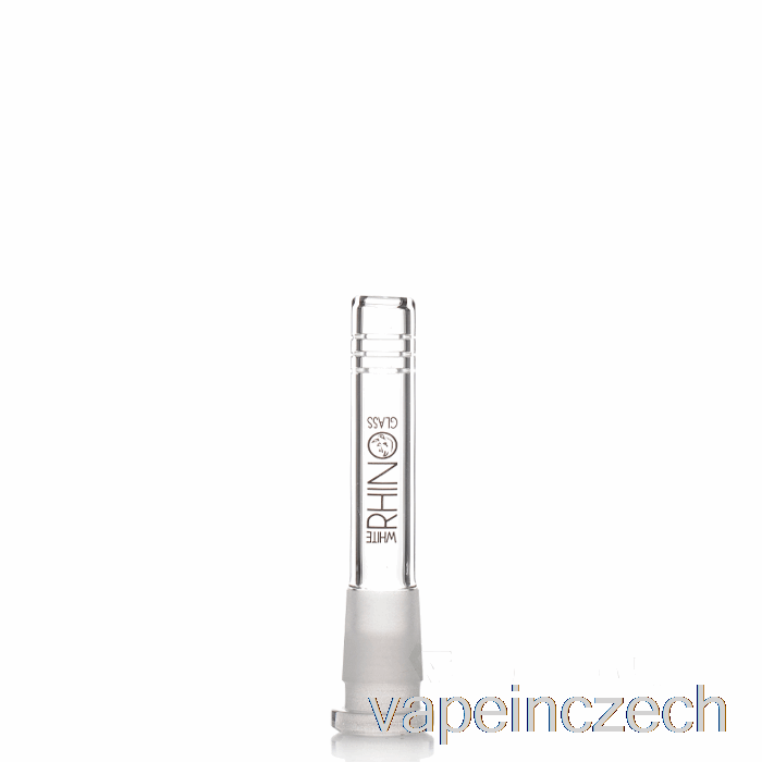 Bílý Rhino 19/14 Skleněný Spodní 3,5palcový Vape Bez Nikotinu